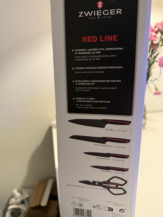 Okazja! Nowu zestaw noży Zwieger Red Line!