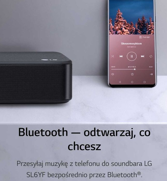 Soundbar + subwoofer + SPK-8S LG SL6YF        560W - OKAZJA !