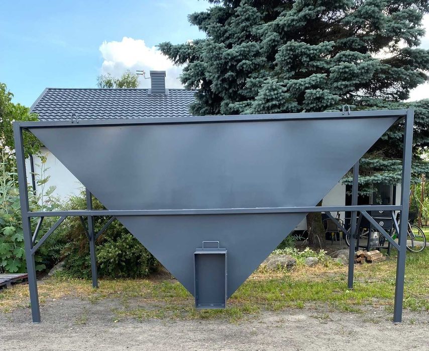 Kosz zasypowy, kosz przyjęciowy, bufor, paczkarka, zasobnik, separator