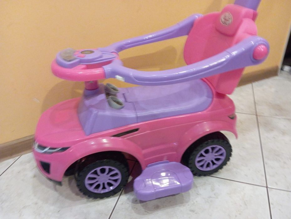Jeździk pchacz chodzik - auto 3w1