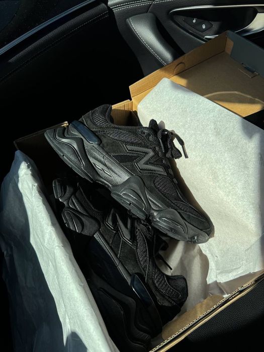 ТОП! New balance 9060 “Total Black” 36 - 44 ню беланс чорні