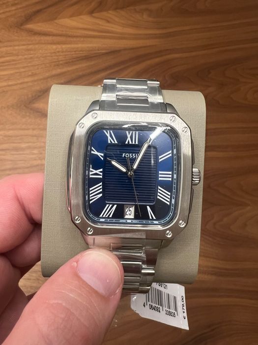 Relógio Fossil Crosby 42mm Three-Hand Date Stainless steel