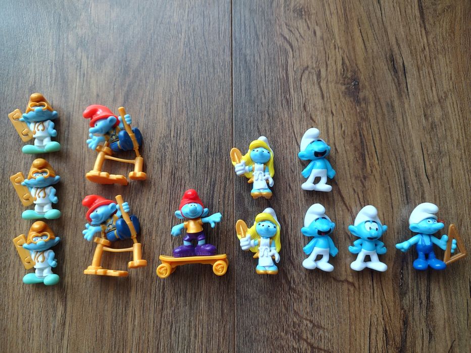 Figurki Smerfne Smerfy