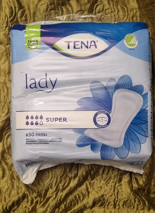 Wkładki chłonne nietrzymanie moczu Tena lady Super 30szt.