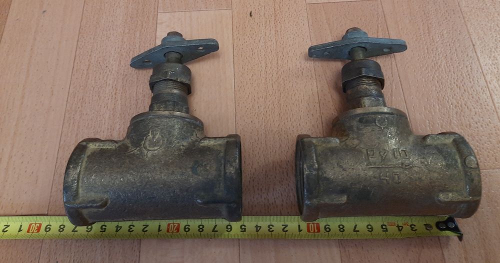 Вентиль кран Ру 10/40 латунный. СССР. Новый