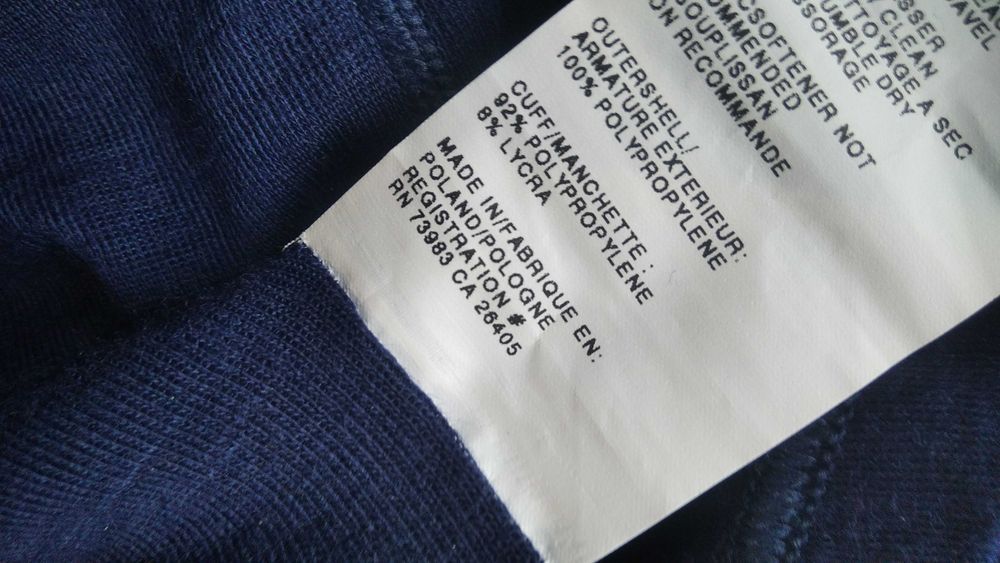 Kalesony TERMICZNE Helly Hansen Mountain niebieski XL ciepłe NOWE