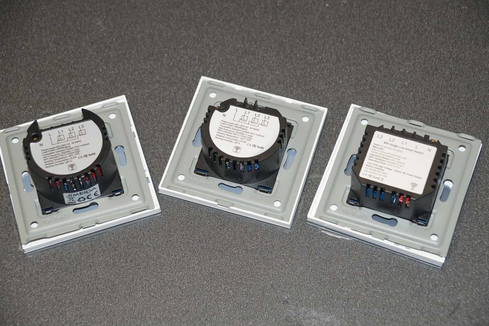 Розумний Wi-Fi сенсорний вимикач Tuya Bingoelec 1–3 клавіші