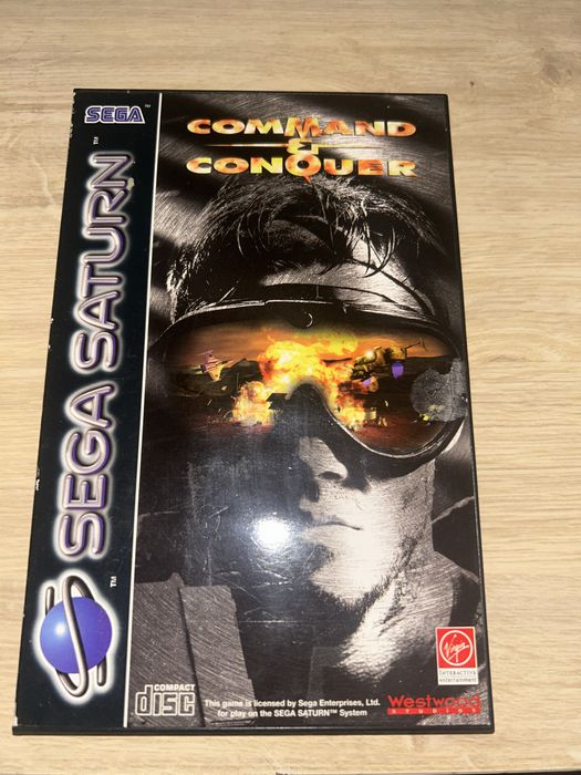 Command & Conquer Sega Saturn PAL – komplet 2 płyty bez rys