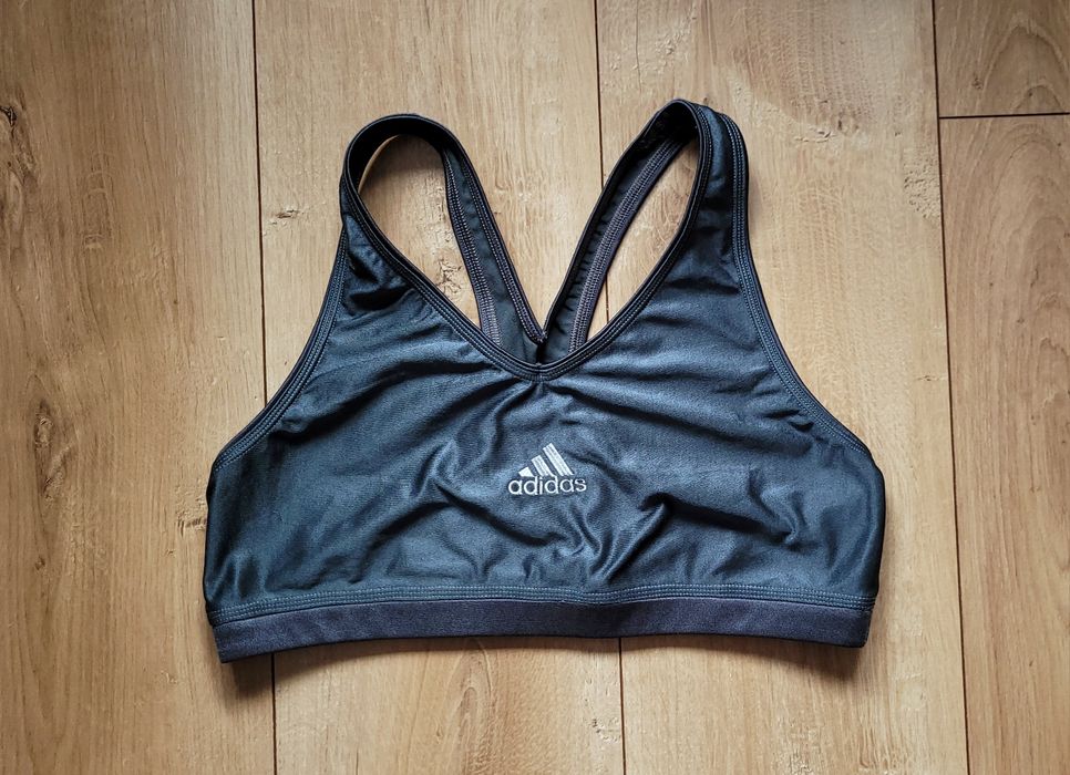 Top sportowy damski kolor stalowy Adidas roz 38/M/10