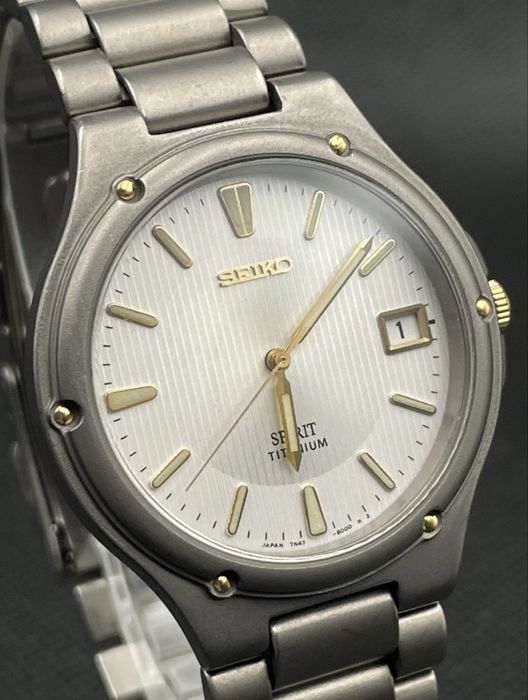 Seiko Spirit Titanium вінтажний годинник vinage lux