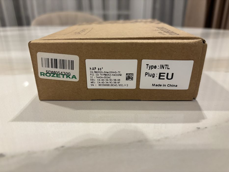 Mikrotik hap ac2 wi-fi роутер маршрутизатор