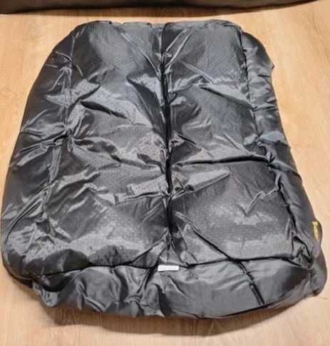 Pluszowe Legowisko L 65×50 cm – Szaro-Czarne | Komfort dla Psa i Kota