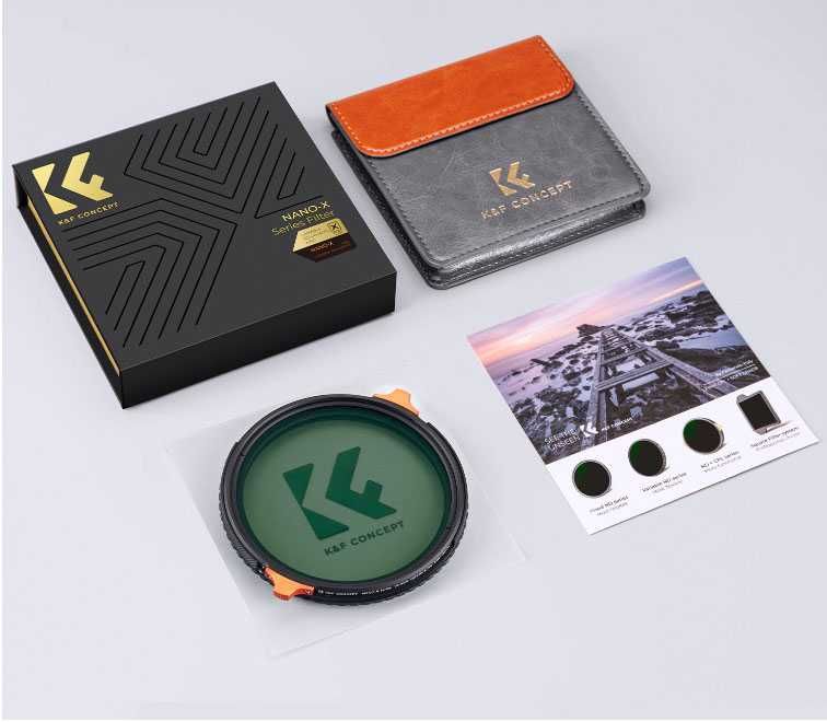 2В1 K&F Concept  ND 4-64 + CPL фільтр Nano-X 55 58 62 67 72 77 82