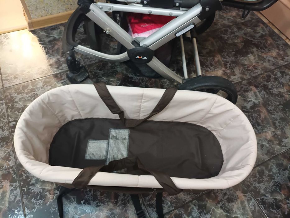 Коляска детская  прогулка ABG Avus Babyzone алюминий