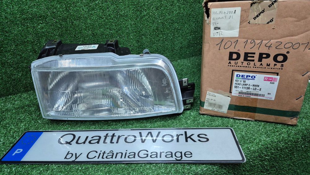 Otica Farol Direito Renault 21 1989 a 1994 551-1113R-LD-E NOVO