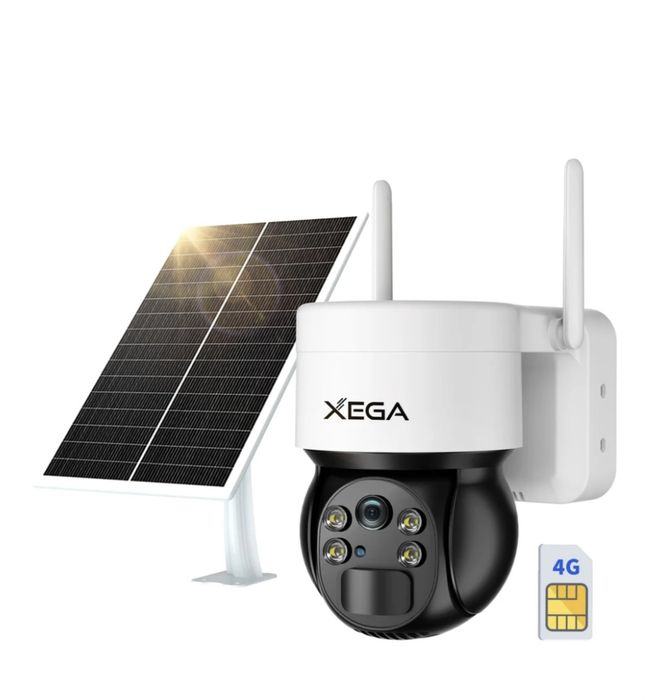 Câmara de segurança Xega XG-03 4G LTE , solar, IP66