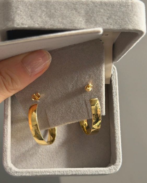 Сережки Edel золоті  750 проба нові 4.44грам