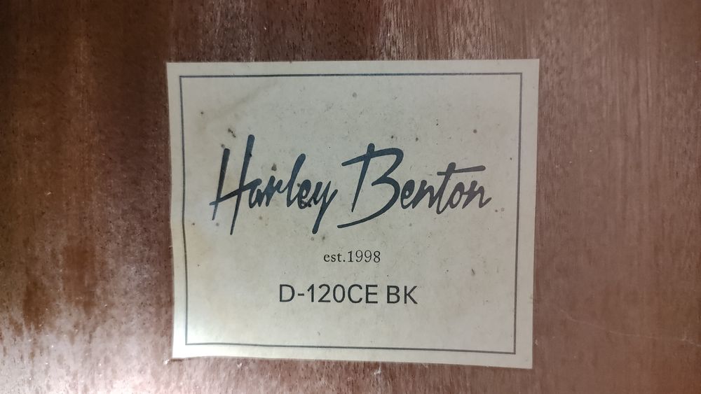 Harley Benton D-120CE BK gitara elektroakustyczna Świetne brzmienie !!
