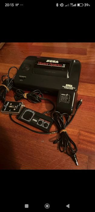 Liga ao Viana Master System Sega com jogo Alex Kidd