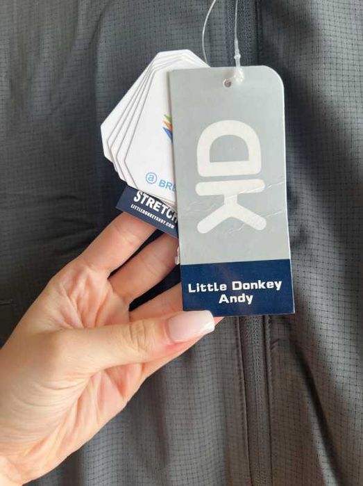 Jesienna damska luźna kurtka wiatrowa, M szara