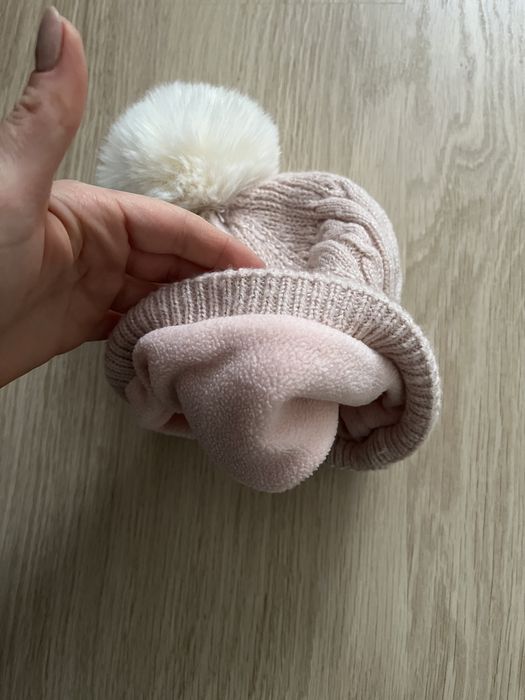 Czapka zimowa dziewczęca 54cm