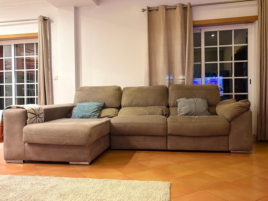 Sofá elétrico com chess long