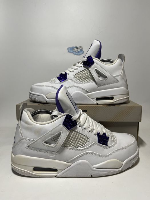 Кросівки Nike Air Jordan 4 Retro “Mettalic Purple”