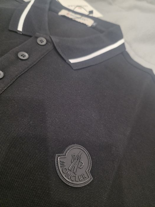 Polo moncler preto novo