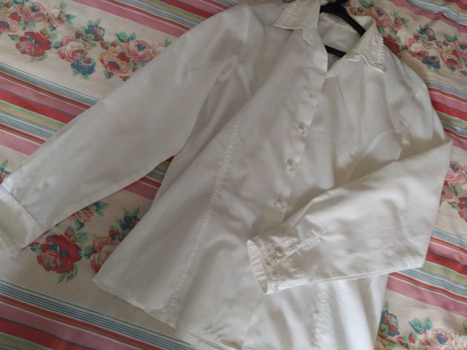 Gloss Eiko Paris c/oferta Camisa branca senhora 38/M