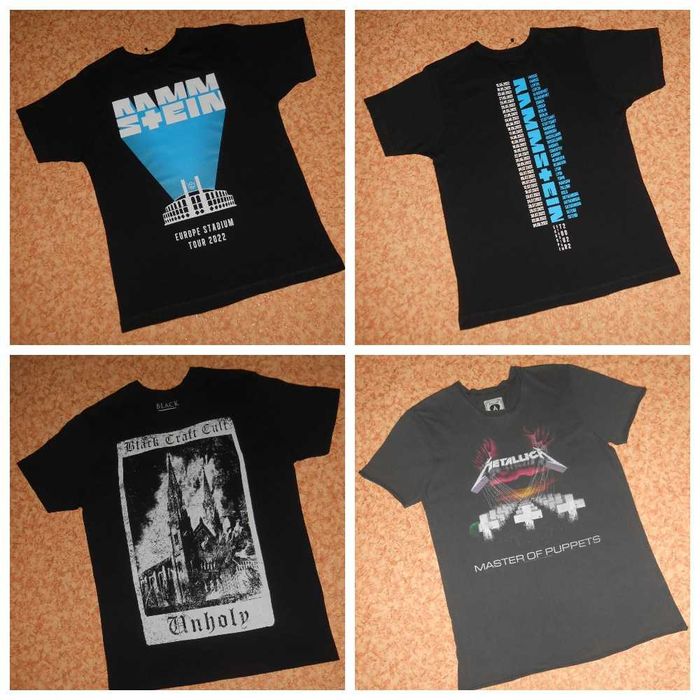Футболки Lamb of God Metallica Rammstein Shinedown Lacuna Coil ін.