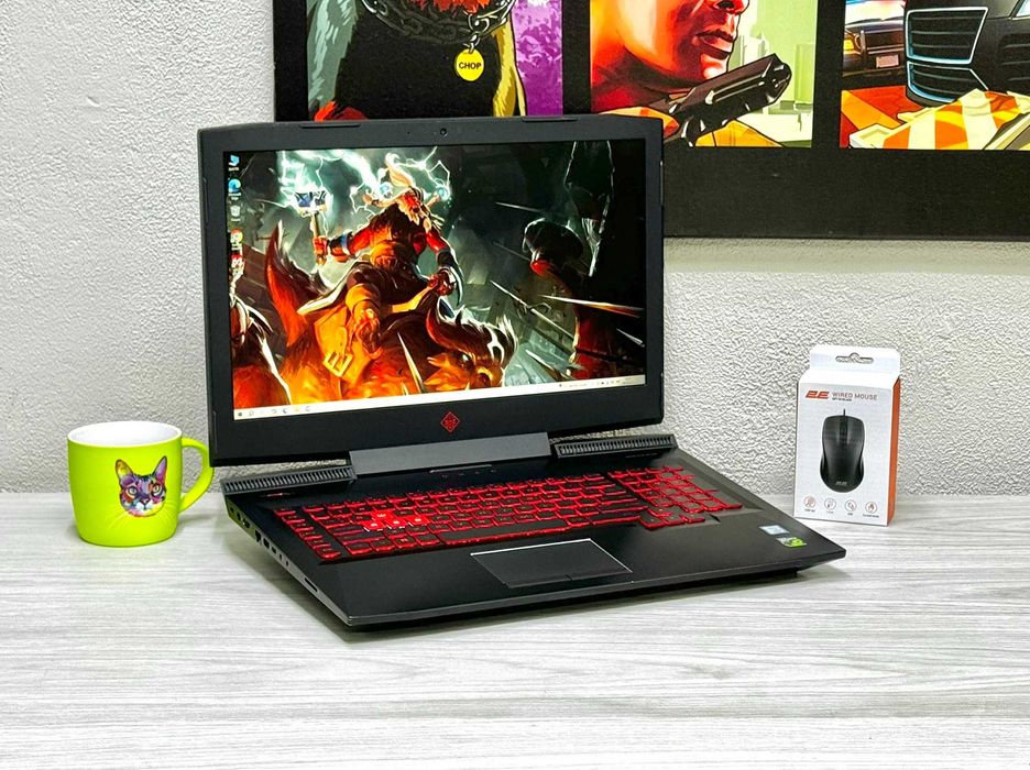 • 17 дюймовий ігровий HP Omen 17-an080n / Core i7 / GTX / МАГАЗИН •