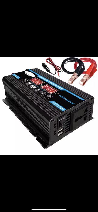 Інвертер інвертор авто , 4000вт з дисплеєм