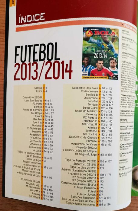 Cadernos de A Bola nº 44 - época 2013-14