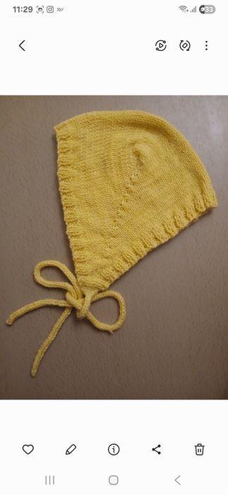 Чепчик жіночий боннет