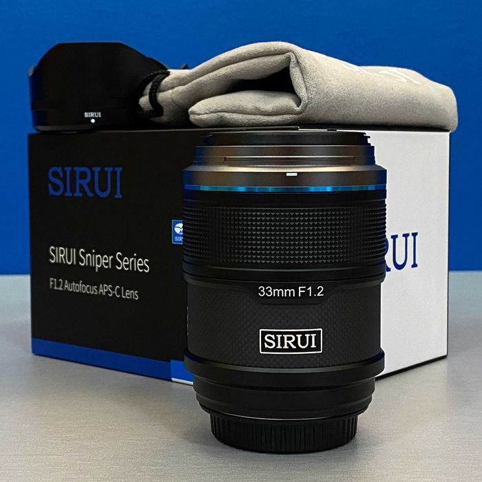 SIRUI Sniper 33mm f/1.2 AF | Sony E-Mount | NOVA | 3 ANOS DE GARANTIA