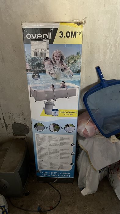 Продам бассейн с мощьным песчанным фильтром