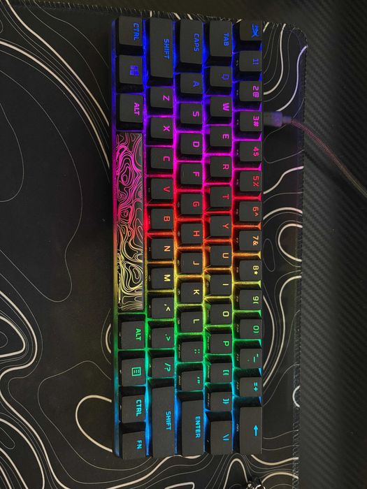 HyperX Alloy Origins 60 RGB Mechanical Gaming Keyboard with US Red Switches64737819116419122