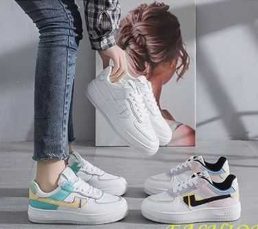 Sapatilha desportiva corrida casual.