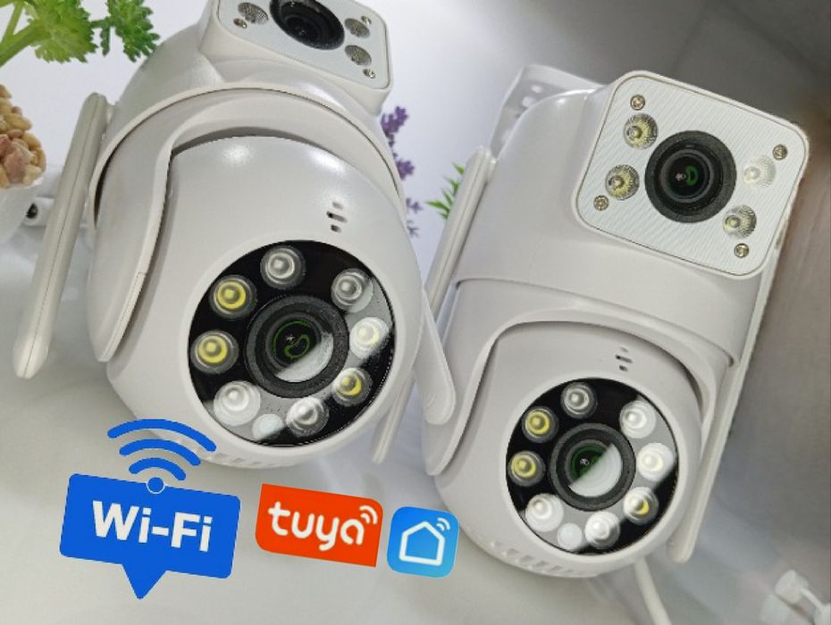 РОЗПРОДАЖ  Wifi cam 4K 8MP PTZ WiFi Tuya Smart Life Вайфай камера ‼️