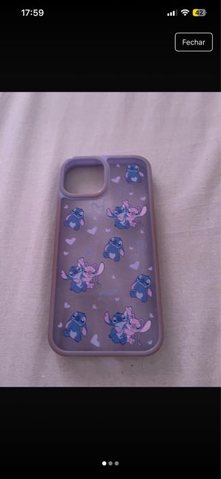 Capa iphone 13 do stich