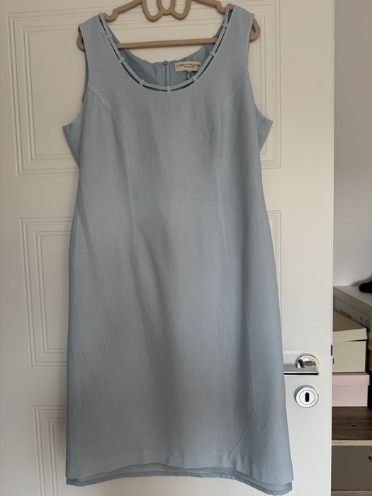 Błękitna letnia sukienka