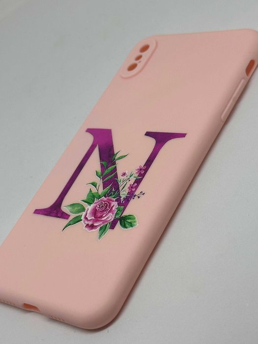 Iphone XS MAX Etui Case Obudowa Silikonowa Literka N kod 2048