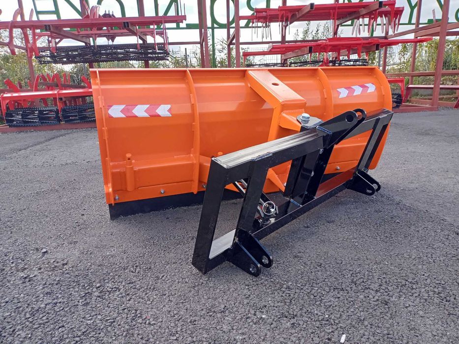 lemiesz pług do śniegu odśnieżania - mocowanie euro widlak tuz sms