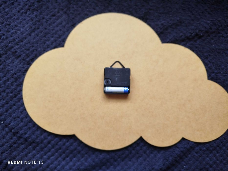 Zegar ścienny chmurka, zegar do pokoju dziecięcego