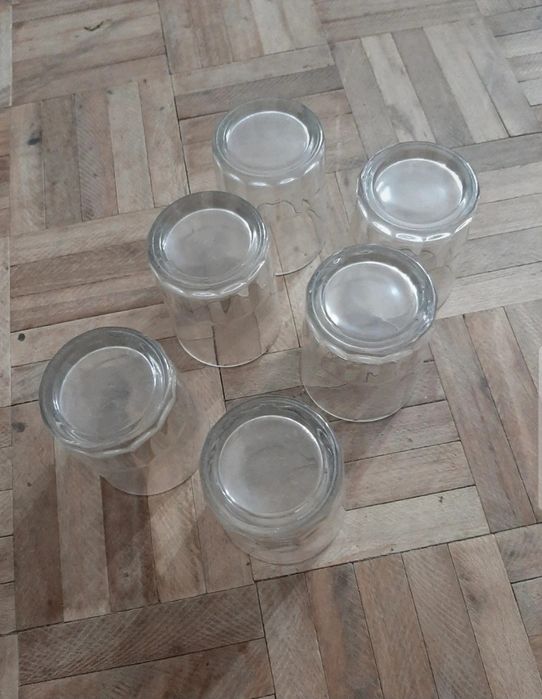 6 Copos de vidro