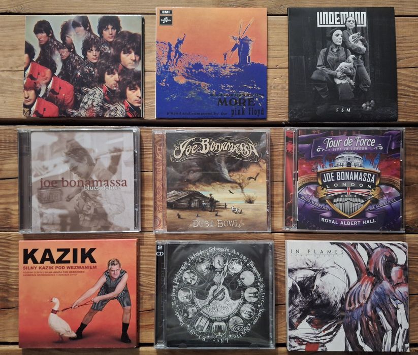 Oryginalne płyty cd, dvd, blue ray