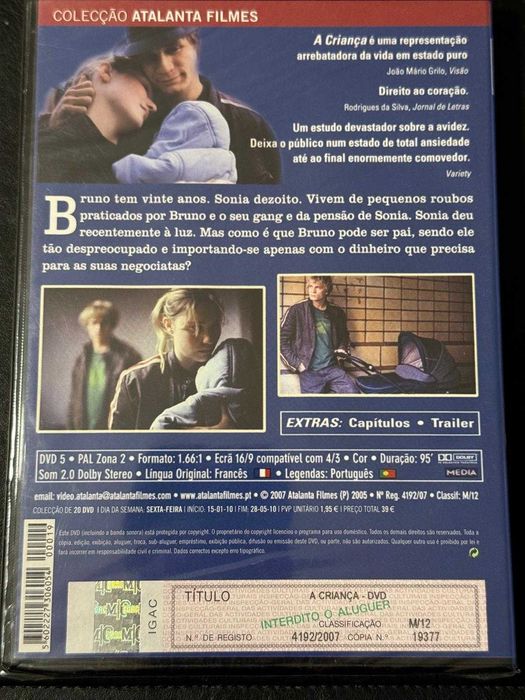 DVD do filme A criança [Novo)