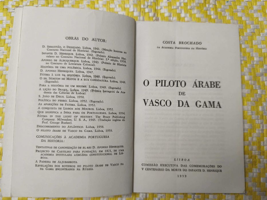 O Piloto árabe de Vasco da Gama –  Costa Brochado