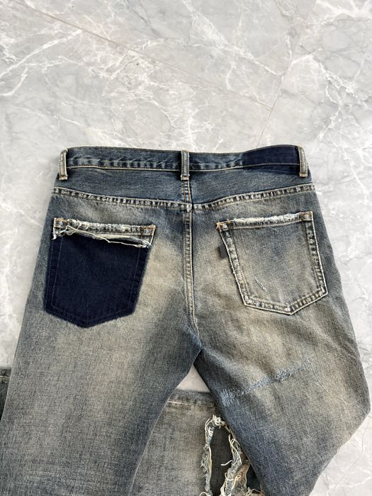 Джинсы Undercover 68s silver yarn jeans джинси