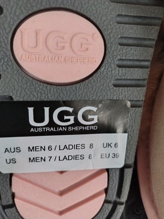 UGG australijskie kapcie różowe